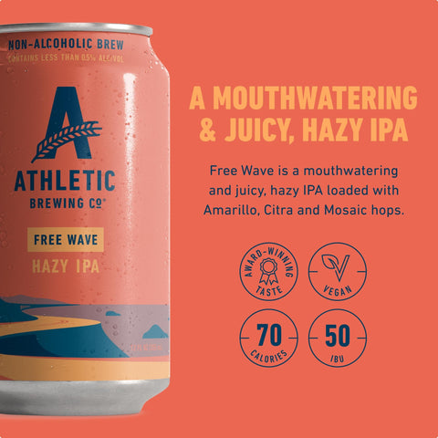 ATHLETIC FREEWAVE HAZY IPA CASE