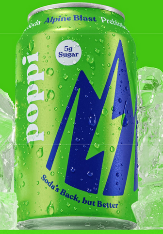 Poppi Prebiotic Soda Alpine Blast