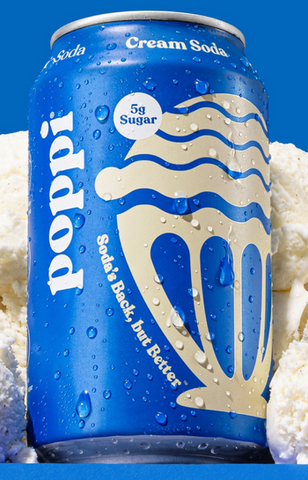 Poppi Prebiotic Soda Cream Soda