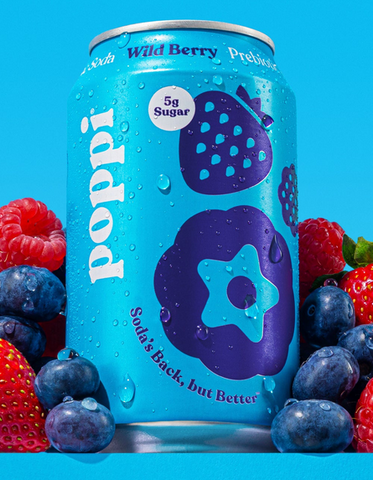 Poppi Prebiotic Soda Wild Berry