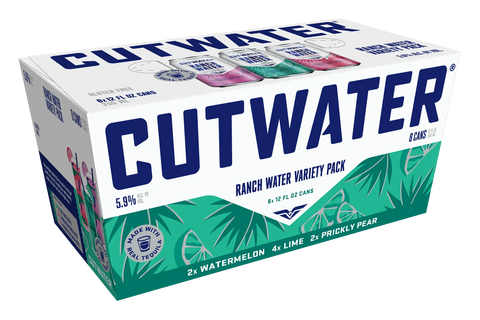 Cutwater Ranch Water Variety Pack 24 12oz cans