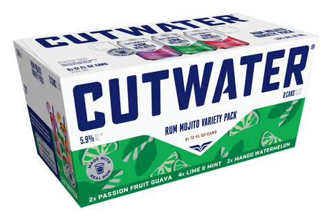 Cutwater Rum Mojito Variety Pack 24 12oz cans