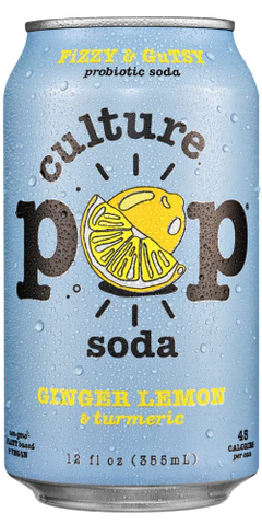 Culture Pop Ginger Lemon Probiotic Soda
