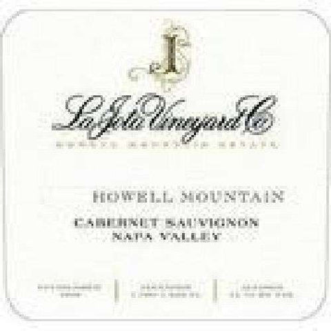 La Jota Vineyard Co. Howell Mountain Cabernet Sauvignon 2014