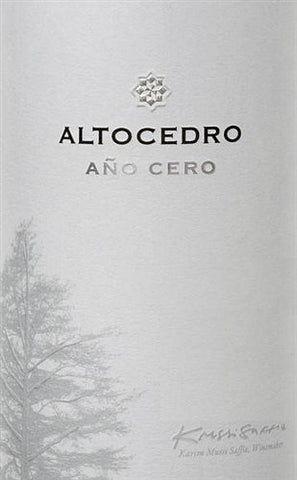 Altocedro Ano Cero Tempranillo750ml