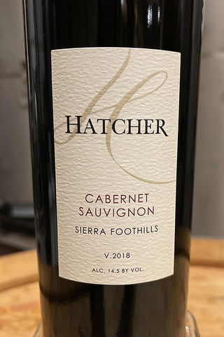 Hatcher Winery Calaveras County Sierra Foothills Cabernet