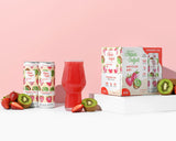 Untitled Art Florida Seltzer Strawberry & Kiwi Case 24 12oz Sleek Cans
