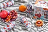 Untitled Art Florida Seltzer Blood Orange & Pomegranate Case 24 12oz Sleek Cans