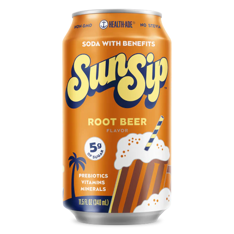 SunSip Root Beer Prebiotic Soda
