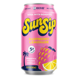 SunSip Raspberry Lemonade Prebiotic Soda