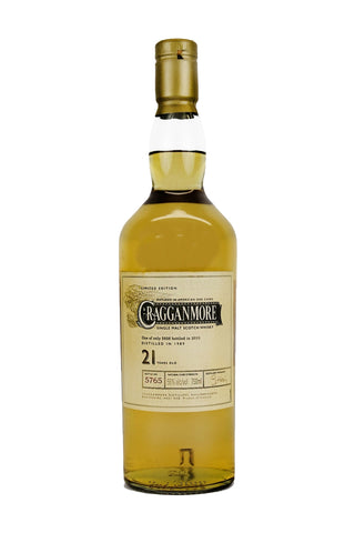 Cragganmore 21 Year Old Single Malt Scotch Whiskey Limited Edition 750ML