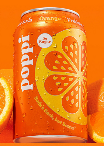 Poppi Prebiotic Soda Orange