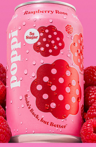 Poppi Prebiotic Soda Raspberry Rose