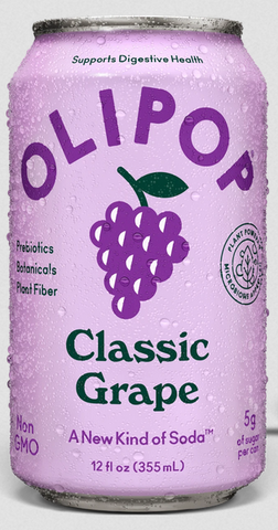 OLIPOP Classic Grape Prebiotic Soda