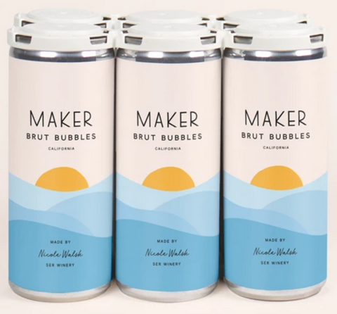 Maker Brut Bubbles Canned Wine