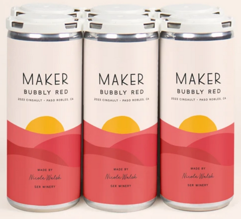 Maker Bubbly Red Canned Wine