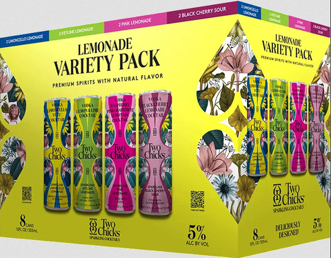 Two Chicks Sparkling Lemonade Variety Pack