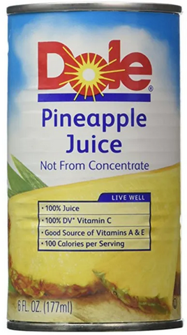 Dole 100% Pineapple Juice