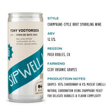 Sipwell Tiny Victories Sparkling White Canned Wine