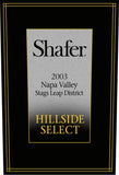 Shafer Hillside Napa Cabernet Sauvignon 2003