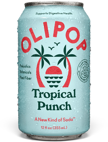 OLIPOP Tropical Punch Prebiotic Soda