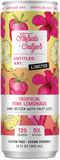 Untitled Art Florida Seltzer Tropical Pink Lemonade Case 24 12oz Sleek Cans