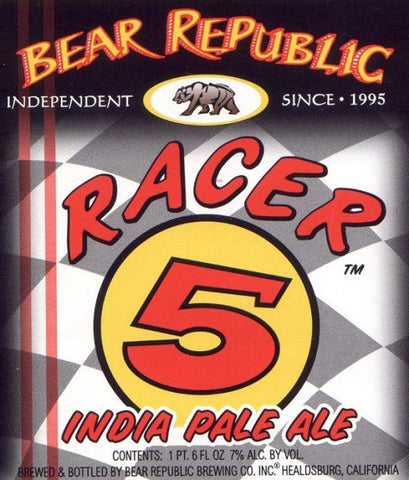 BEAR REPUBLIC RACER 5 IPA/ALE 22